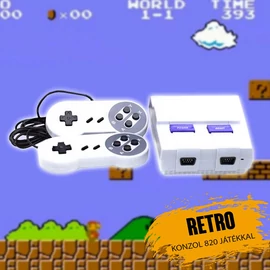 Retró játékkonzol 820 játékkal