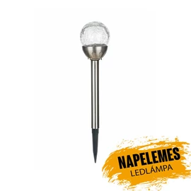 Napelemes kerti ledlámpa glass 8