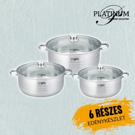 Platinum 6 részes rozsdamentes edénykészlet PL-11006