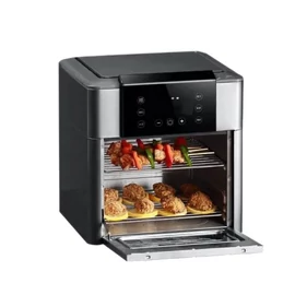 NewLine XXL 12 Literes Digitális kijelzős légkeveréses sütő szürke-holm6856