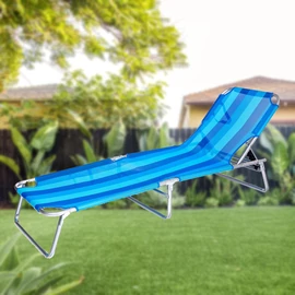 HAPPY GREEN Napozóágy ATHINA 190 x 58 x 27 cm kék 50401305AS