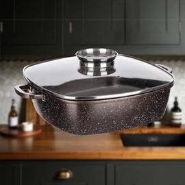 BANQUET Alumínium sütőtál PREMIUM Dark Brown 28 x 28 x 8 cm 40055435