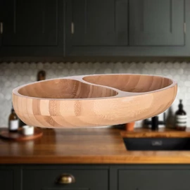 BANQUET Osztott tál BRILLANTE bambusz 24 x 13,5 x 4 cm 27051001