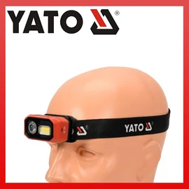 YATO AKKUS LED FEJLÁMPA 480 LUMEN MOZGÁSÉRZÉKELŐS YT-08592
