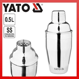 YATO KOKTÉL SHAKER, 500ML, INOX YG-07121