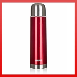 BANQUET Rozsdamentes termosz AVANZA Red 0,75 L 48T075SR-Z