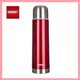 BANQUET Rozsdamentes termosz AVANZA 0,5l   48T05SR-Z piros