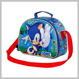 Sega- Sonic 3D uzsonnás táska, kék ZT06361