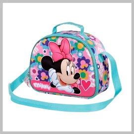 Minnie Mouse 3D ebédtáska, rózsaszín szives  ZT06449