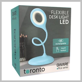 QWARE Flexibilis asztali lámpa - fehér  HOF-006BU