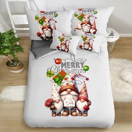 7 részes minőségi karácsonyi ágynemű X-mas 18 KC-04