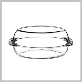 Orion Üveg sütőtál fedővel 2in1 34x19,5 cm 123772 16723