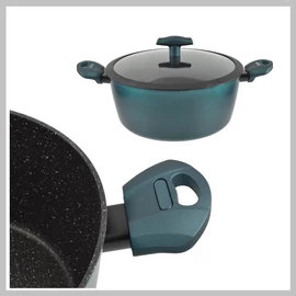 Perfect Home Sea Line tapadásmentes alumínium lábas üvegfedővel 24cm, 4L, indukciós 15250