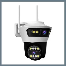 Jortan 4 Dupla Megfigyelő Kamera: 180°-os Panoráma és WiFi/LAN JT4