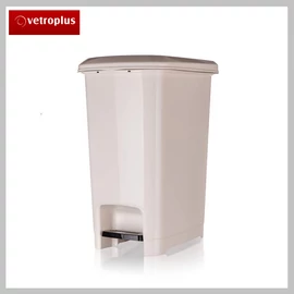 BRILANZ pedálos szeméttároló STEP 15 liter, krém 43931252