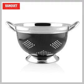 Banquet Rozsdamentes acél szűrőedény AVANZA 21 cm, szürke 15851822GR