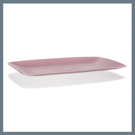 BANQUET Műanyag tálca négyszögletes 33 x 18 x 2 cm, rózsaszín 5505783P