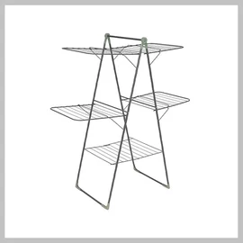 Szárító állvány, fekete, 164671