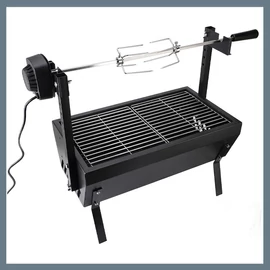 Faszén grill BARBECUE 60cm 230V motorral 13036