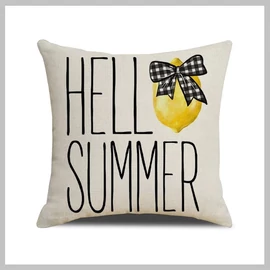 Hello Summer párnahuzat lemon 45 x 45 cm POD160