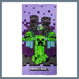 Minecraft Purple fürdőlepedő, strand törölköző 70x140cm CBX24002024MC