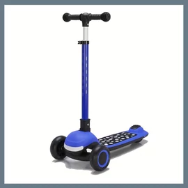 Összecsukható világítós roller gyerekeknek - Kék 601100114893583-K