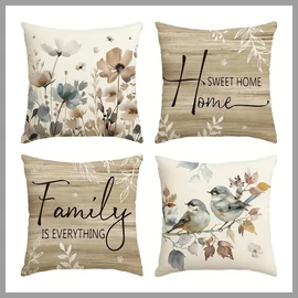 4 darabos Őszi Stílusú Díszpárnahuzat 601099686955646