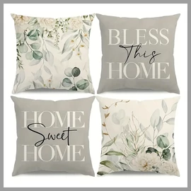 Szürke Díszpárnahuzatok, 4db, 45cm*45cm 601099860957239