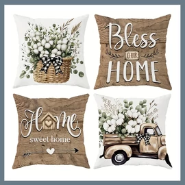 4db Vegyes mintás párnahuzat 45x45cm 601100124835446-45