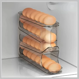 4 Szintes tojás tartó adagoló műanyag TE152869