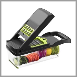 Zöldség szeletelő-aprító