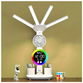 Okos asztali lámpa ventilátorral és digitális kijelzővel KK1191719