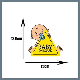 Baby on Board matrica 13,9x15cm SLH9316