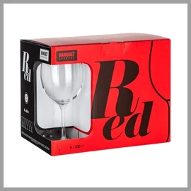 BANQUET CRYSTAL pohár készlet LEONA 430 6 db 02B4G006430