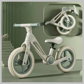 Összehajtható prémium gyerek futókerékpár zöld BJ272233