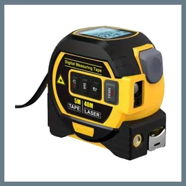 MIGPRC 40m Lézeres Távolságmérő és 5m Acél Mérőszalag YQ05674-40
