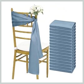 Székszoknya masni szett – kék szatén, 10 darabos csomag 56079285k