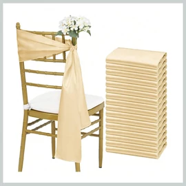 Székszoknya masni szett – pezsgő szatén, 10 darabos csomag 56079285p