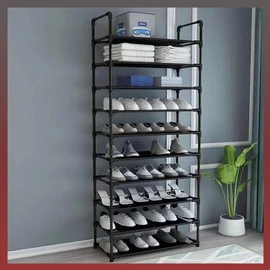 Cipőtároló 10 szintes 58x28x175 cm 87095.7