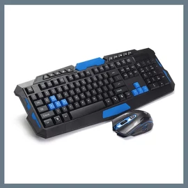Vezeték nélküli gamer billentyűzet és egér szett HK8100