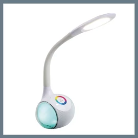 Éjelli lámpa, RGB fénnyel, hangszoróval DB-8808