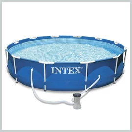 Intex Fémkeretes medence 366x76 cm, szűrőbetétes szűrőbetéttel 28212