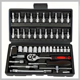 46 részes dugókulcs készlet - racsnis FF2191398