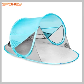 Spokey STRATUS strandsátor szürke-kék 190x120x90 926782 