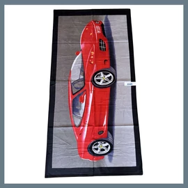 Strand törölköző 70 x 140 cm - Ferrari mintás 2039