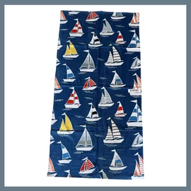 Strand törölköző 70 x 140 cm - Vitorlás mintás 242450