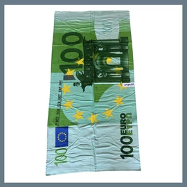 Strand törölköző 70 x 140 cm - 100 eurós bankjegy mintás 242457