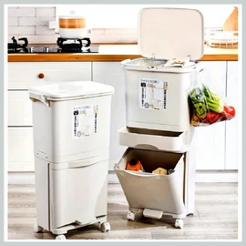 Többszintes újrahasznosító és konyhai szemetes 48475271