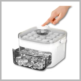 Hordozható jégkocka készítő-25 darabos-fehér TX2397291