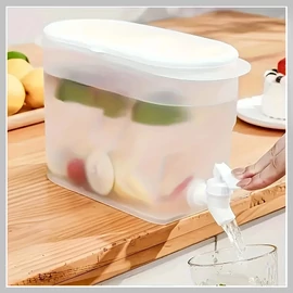 Modern 3.5L Italadagoló Csappal – Tartós, Átlátszó Műanyag Tartály DT2788671